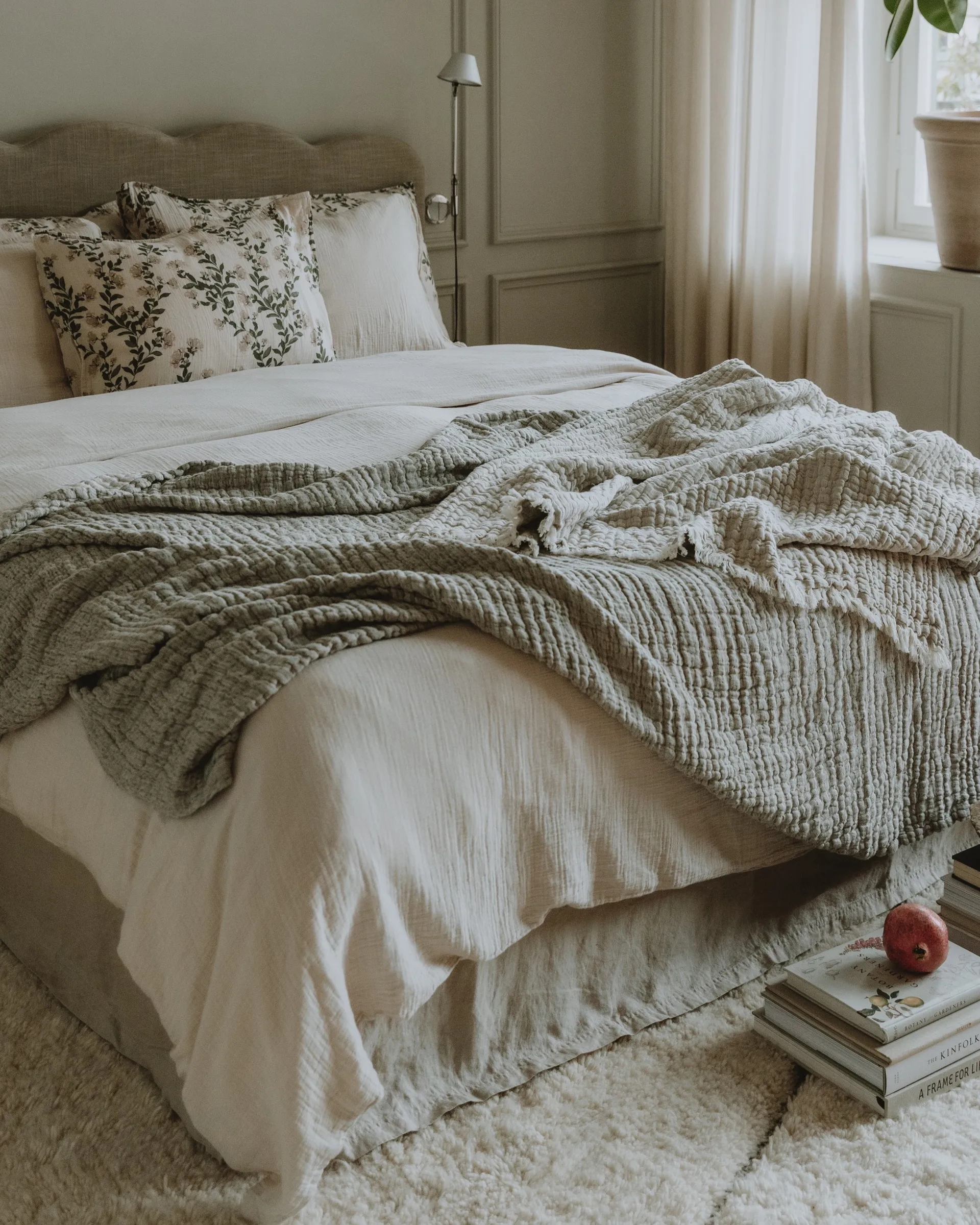 Housse de couette Eggshell Muslin double, 240x220 cm Garbo&Friends
