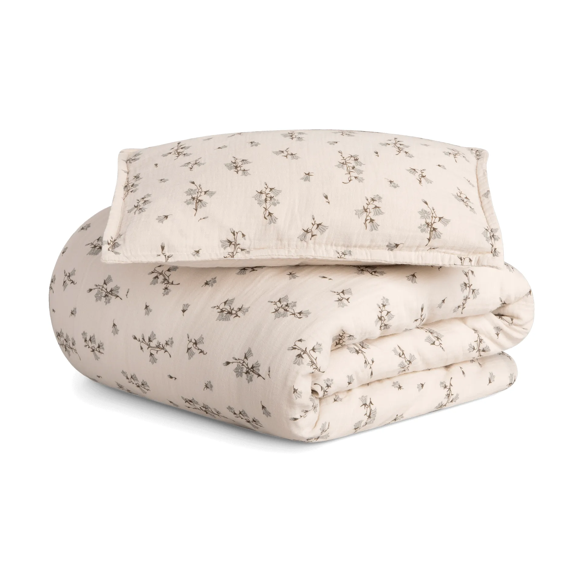 Housse de couette et taie d'oreiller Bluebell Muslin baby, 70x80 cm/28x35 cm Garbo&Friends