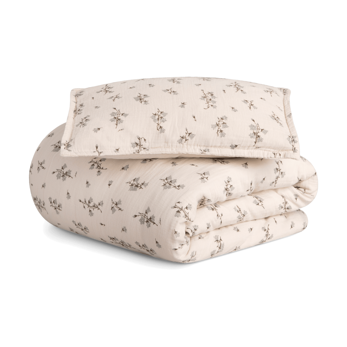 Garbo&Friends Housse de couette et taie d'oreiller Bluebell Muslin junior 100x130 cm/35x55 cm