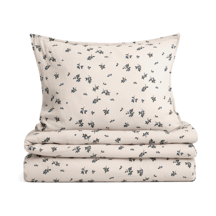 Housse de couette et taie d'oreiller Blueberry Muslin - 140x200 cm/50x70 cm - Garbo&Friends