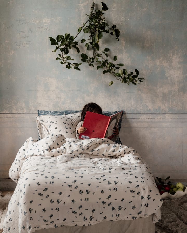 Housse de couette et taie d'oreiller Blueberry Muslin - 140x200 cm/50x70 cm - Garbo&Friends