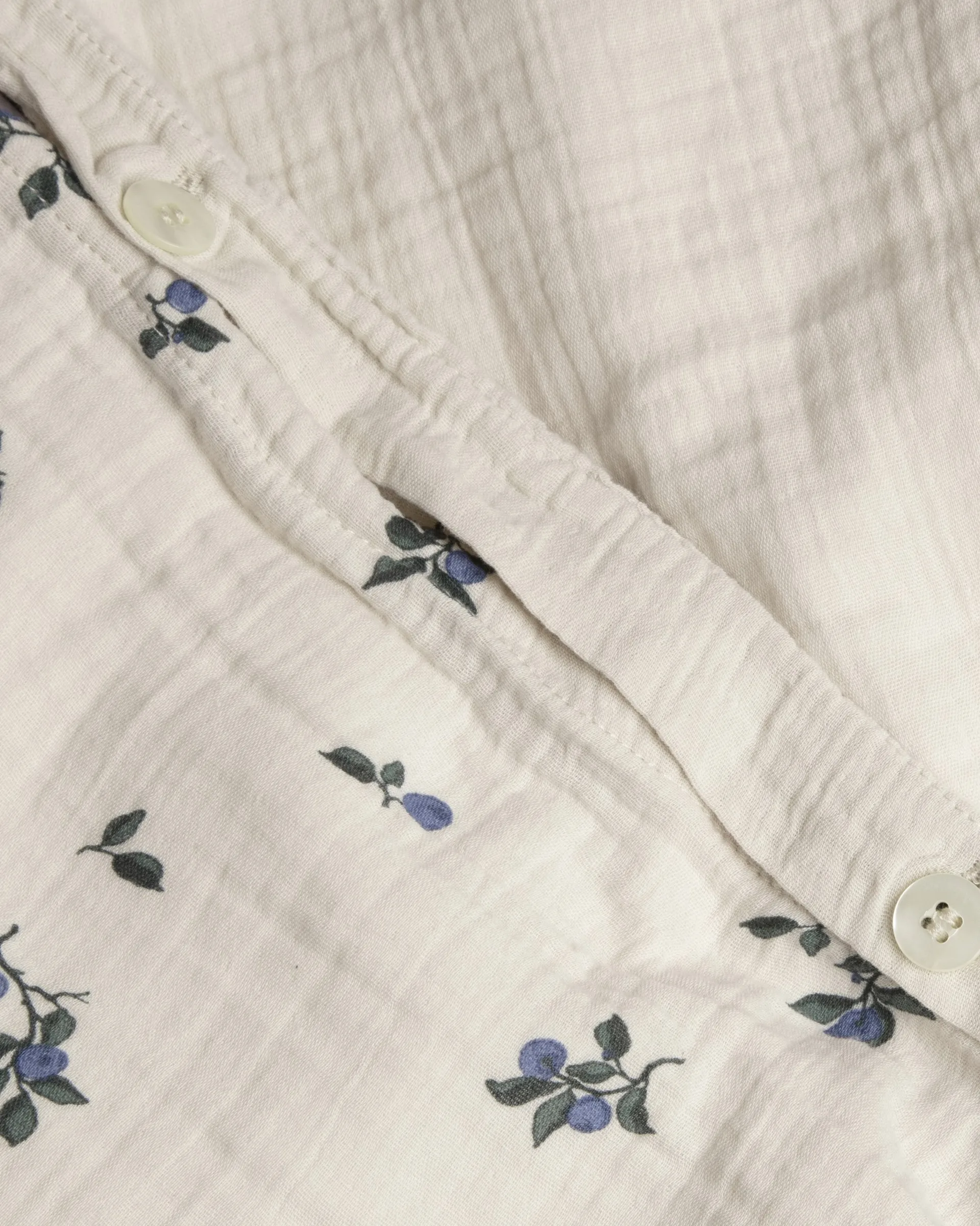 Housse de couette et taie d'oreiller Blueberry Muslin, 140x200 cm/50x75 cm Garbo&Friends