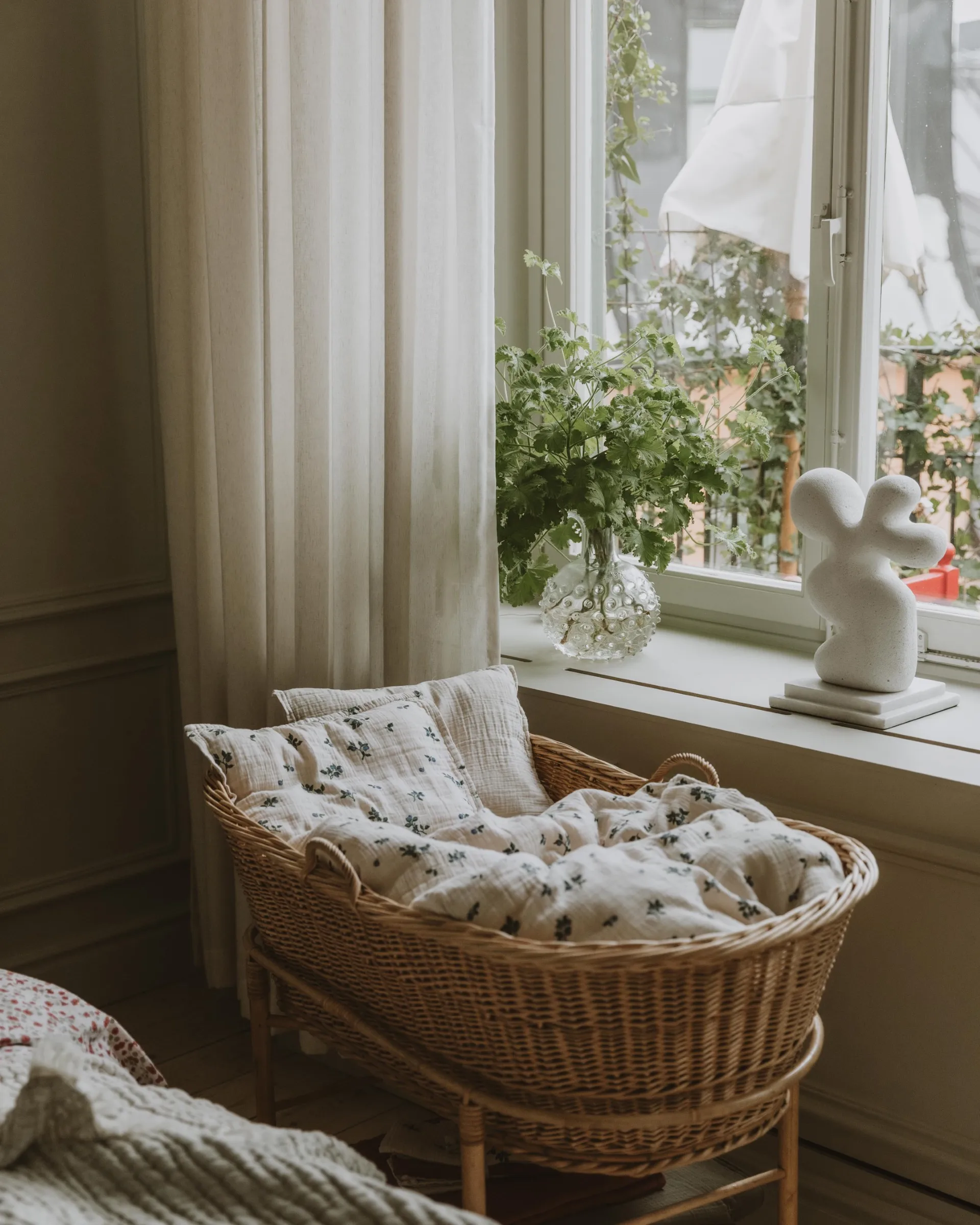 Housse de couette et taie d'oreiller Blueberry Muslin baby, 70x100 cm/40x45 cm Garbo&Friends