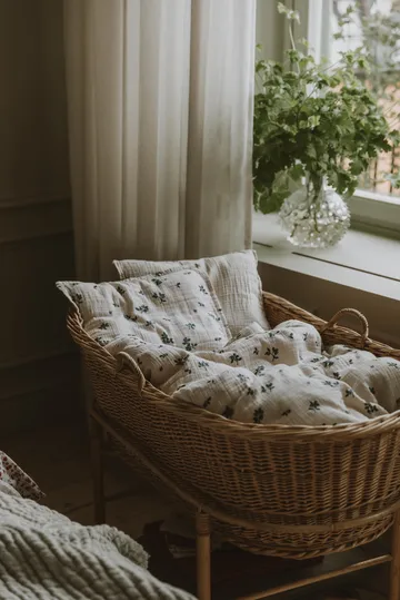 Housse de couette et taie d'oreiller Blueberry Muslin baby - 70x80 cm/28x35 cm - Garbo&Friends