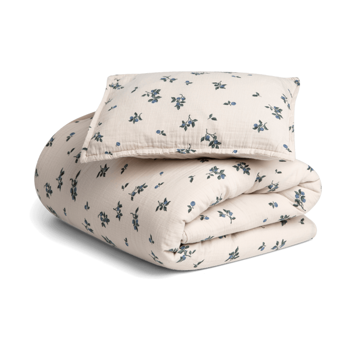 Housse de couette et taie d'oreiller Blueberry Muslin  junior - 100x130 cm/35x55 cm - Garbo&Friends