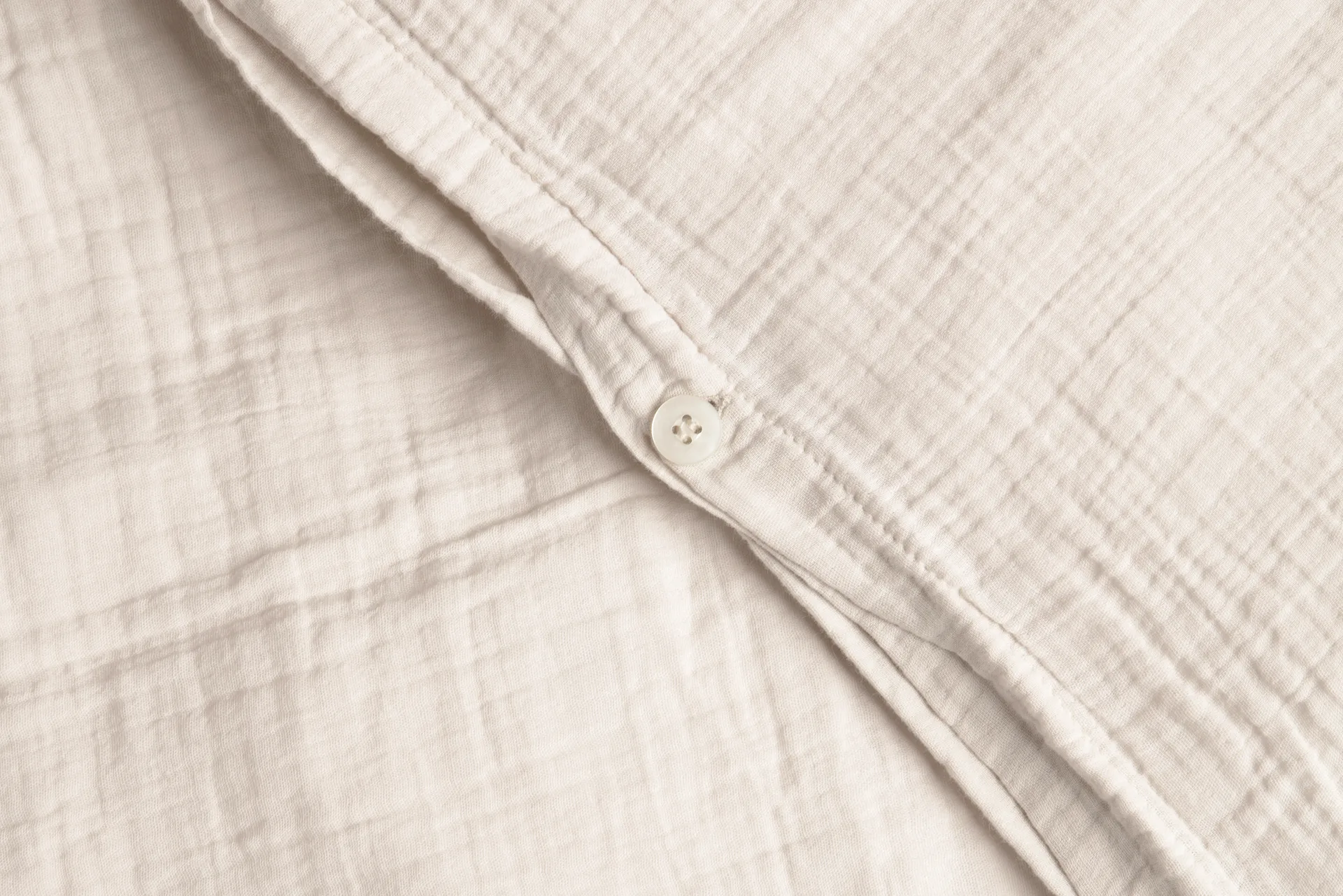 Housse de couette et taie d'oreiller Eggshell Muslin junior, 100x140 cm/40x60 cm Garbo&Friends