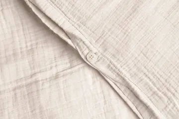 Housse de couette et taie d'oreiller Eggshell Muslin junior - 100x140 cm/40x60 cm - Garbo&Friends