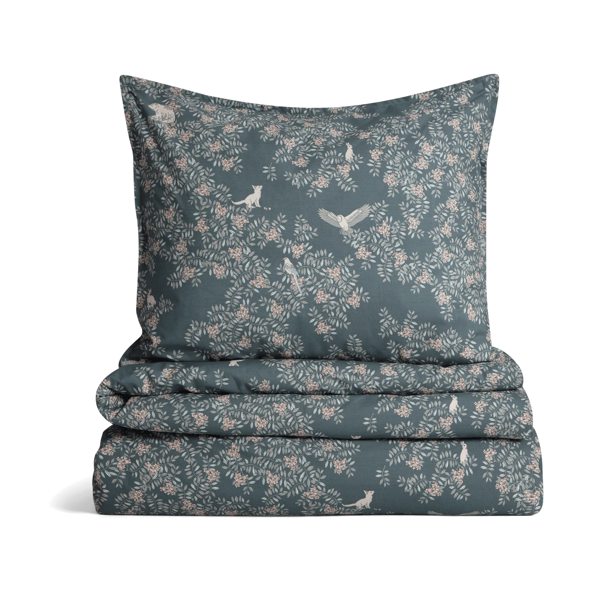 Housse de couette et taie d'oreiller Fauna Forest, 140x200 cm/60x63 cm Garbo&Friends
