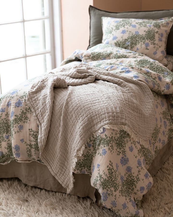 Housse de couette et taie d'oreiller Plumbago Muslin, 140x200 cm/50x70 cm Garbo&Friends