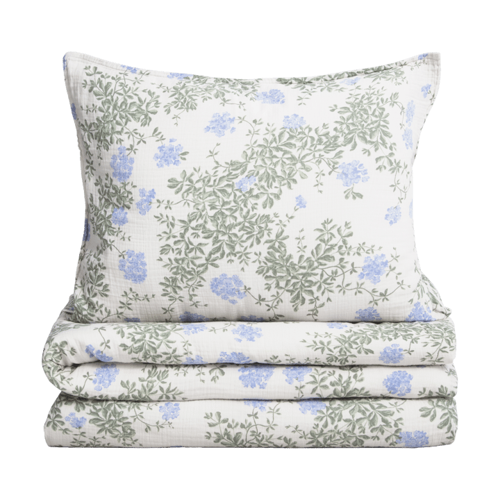 Housse de couette et taie d'oreiller Plumbago Muslin - 150x210 cm/50x60 cm - Garbo&Friends