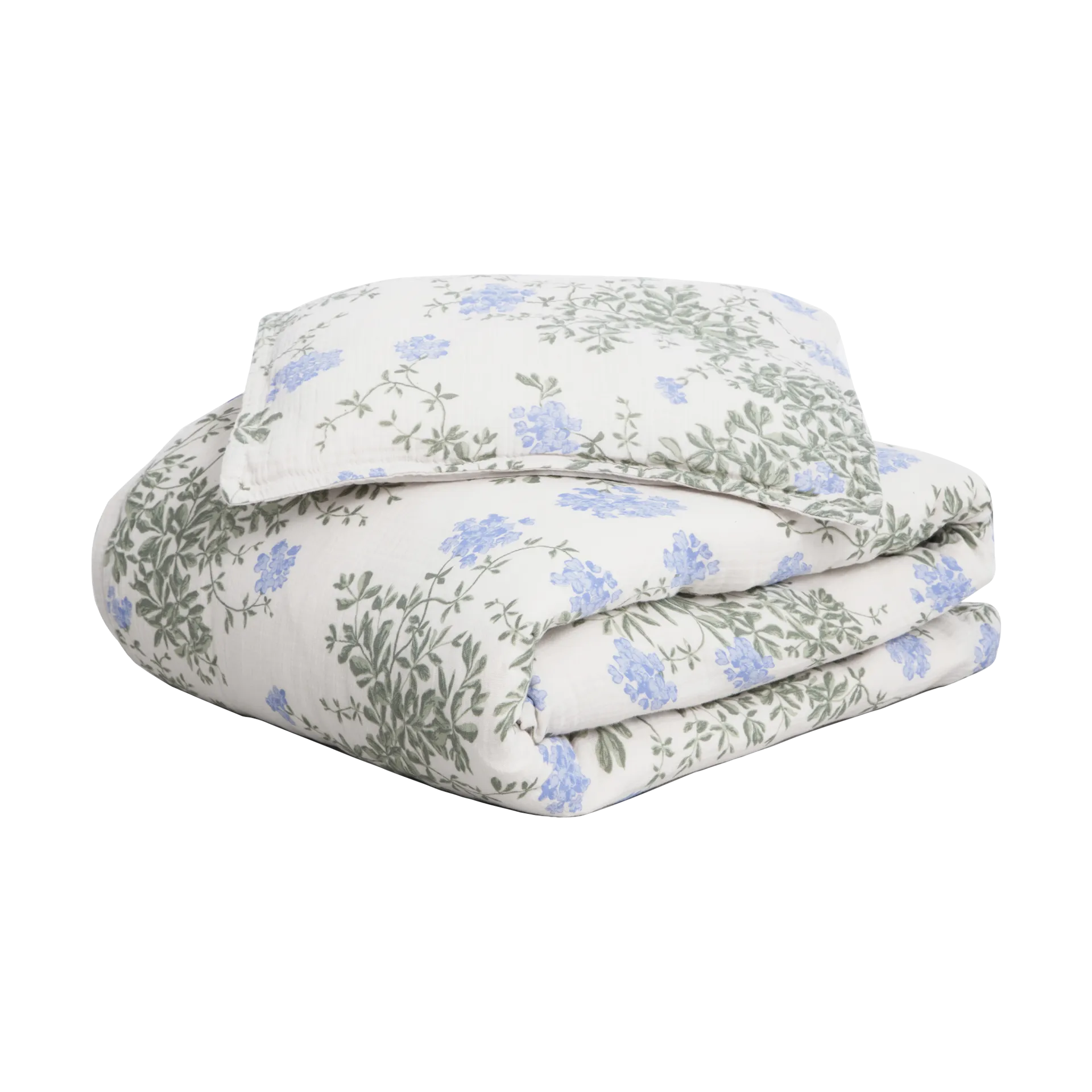Housse de couette et taie d'oreiller Plumbago Muslin baby, 70x80 cm/28x35 cm Garbo&Friends