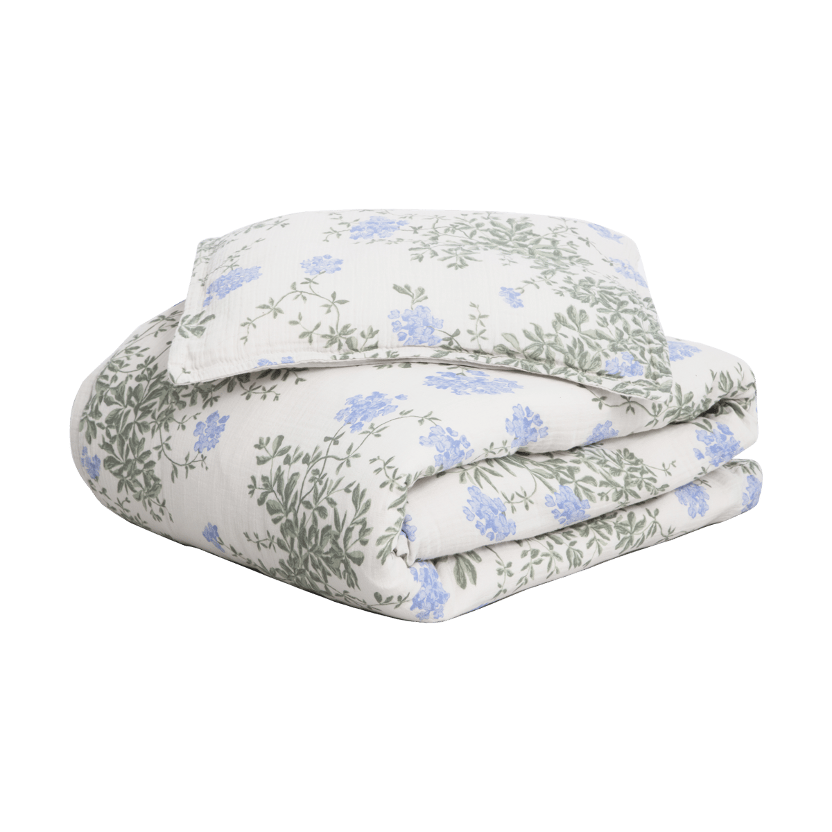 Garbo&Friends Housse de couette et taie d'oreiller Plumbago Muslin junior 100x130 cm/35x55 cm