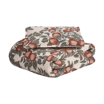 Housse de couette et taie d'oreiller Pomme Muslin baby - 70x100 cm/40x45 cm - Garbo&Friends