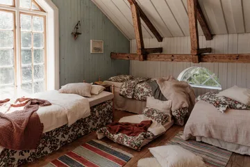 Housse de couette et taie d'oreiller Pomme Muslin baby - 70x100 cm/40x45 cm - Garbo&Friends