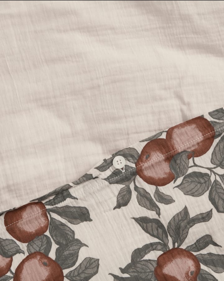Housse de couette et taie d'oreiller Pomme Muslin junior, 100x130 cm/35x55 cm Garbo&Friends