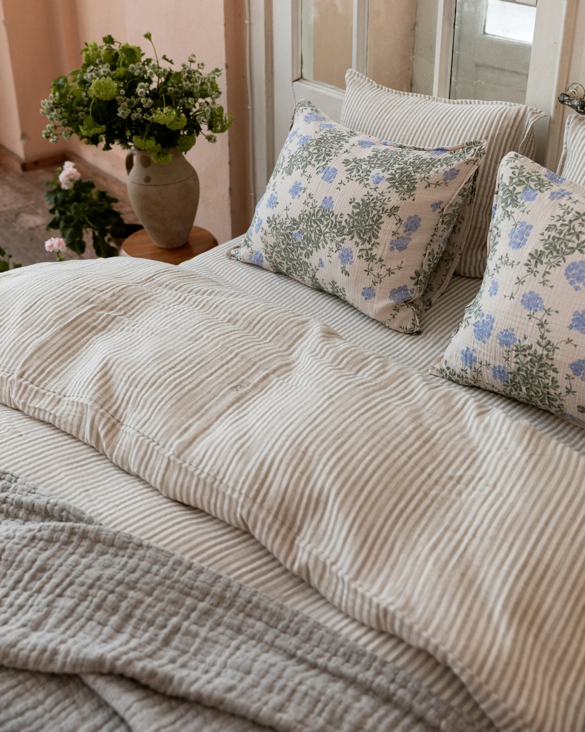 Housse de couette Plumbago Muslin double, 240x220 cm Garbo&Friends
