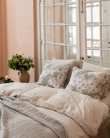 Housse de couette Plumbago Muslin double - Garbo&Friends