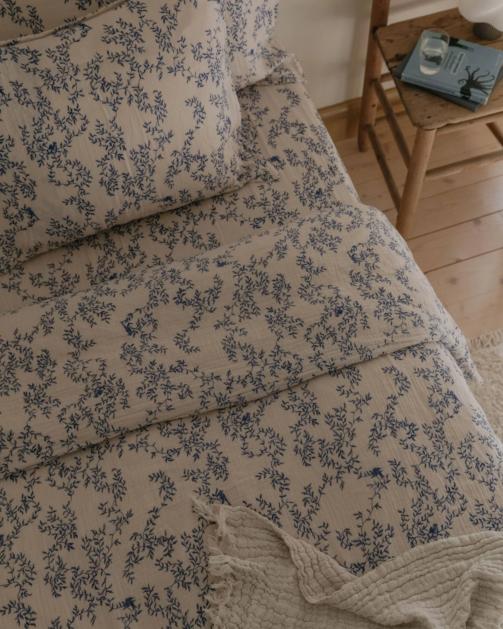 Jardim Muslin housse de couette, 150x210 cm Garbo&Friends