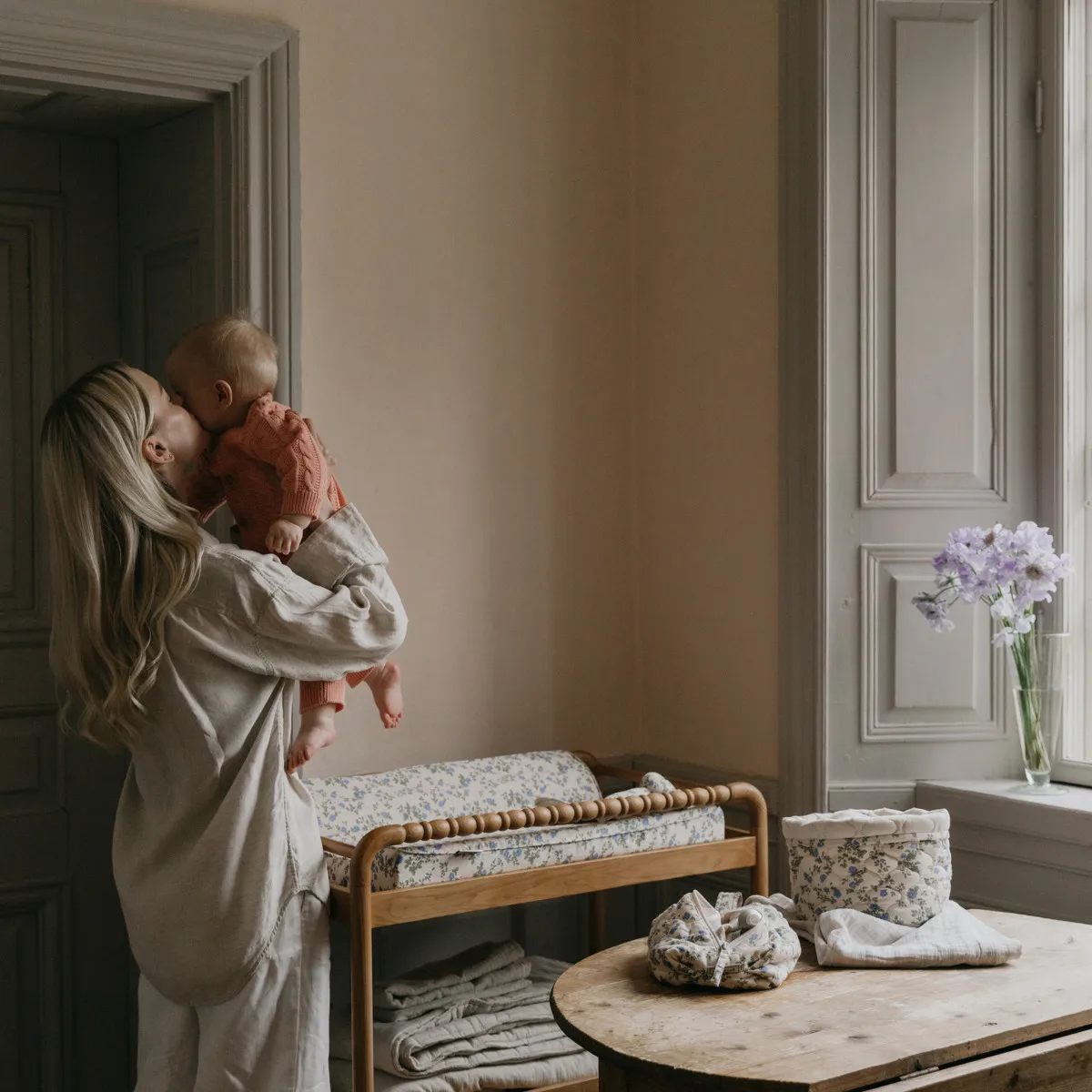 Matelas à langer Dainty Satin, 50x65x9 cm Garbo&Friends