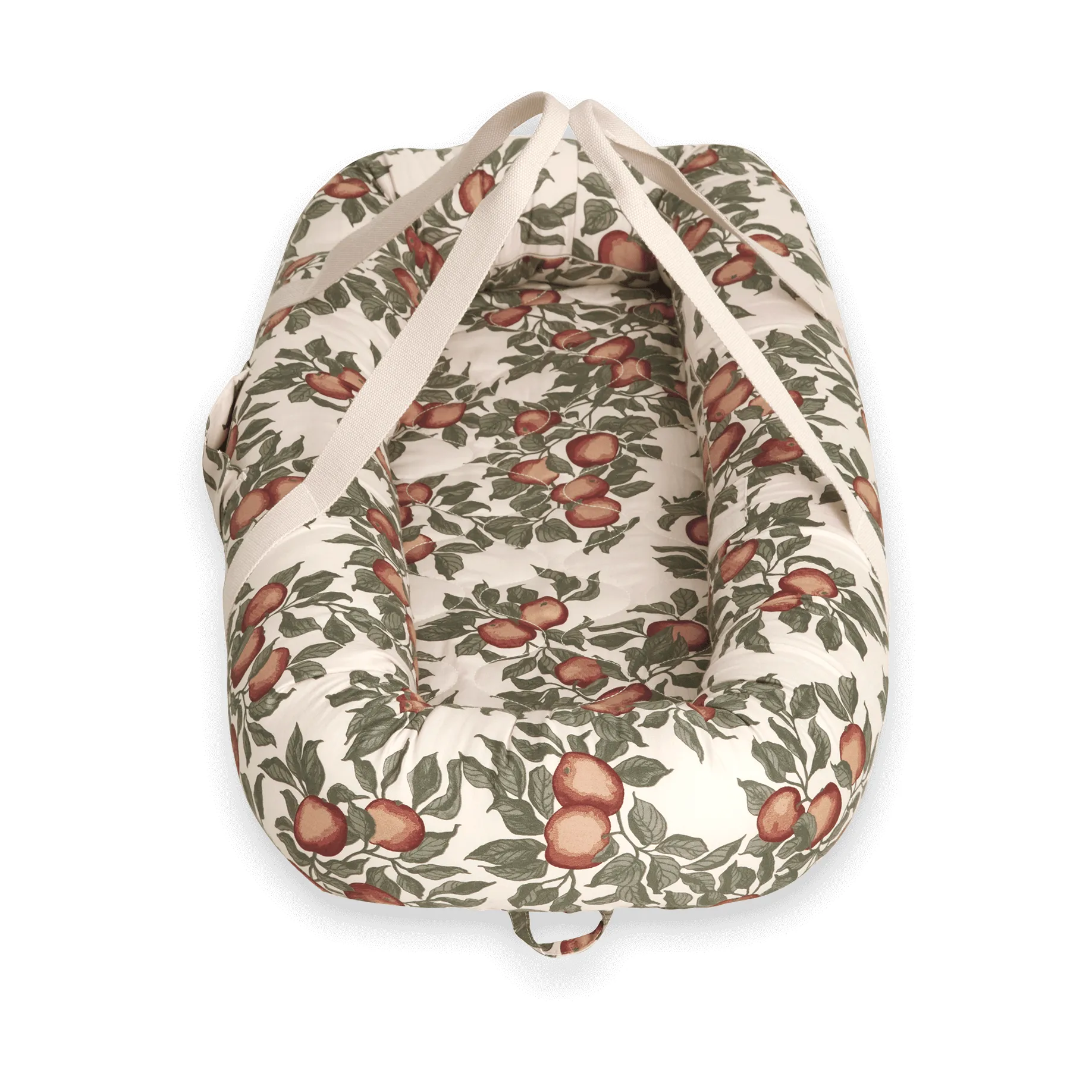 Nid pour bébé Pomme matelassé en satin, 43x87x16 cm Garbo&Friends