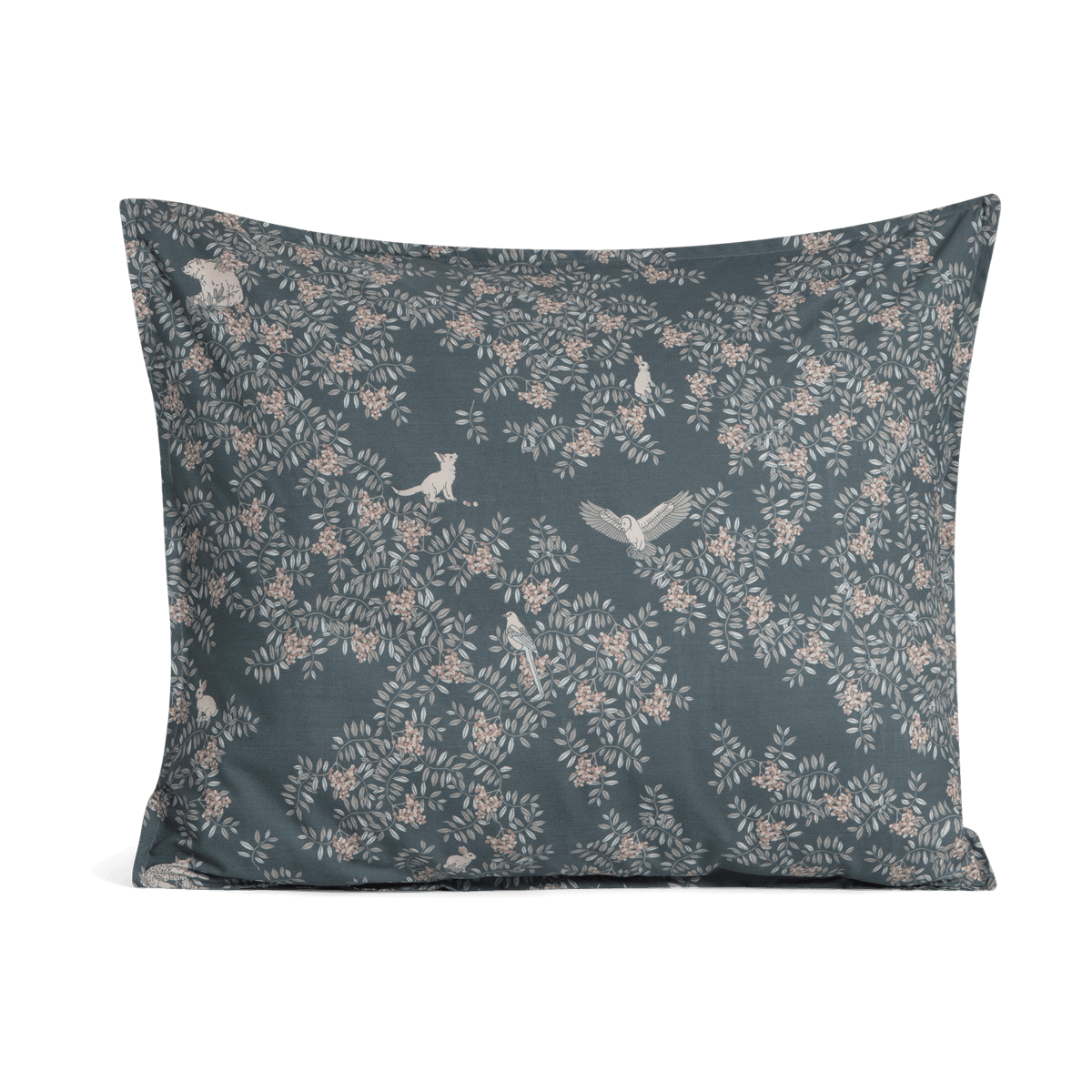 Garbo&Friends Oreiller Fauna Forest 50x60 cm | Design Scandinave | Taies d'oreiller | Vert