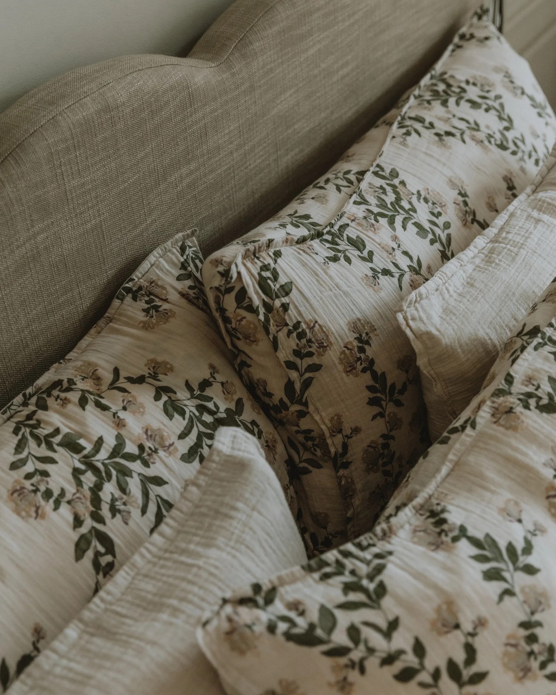 Oreiller Honeysuckle Muslin, 50x60 cm Garbo&Friends