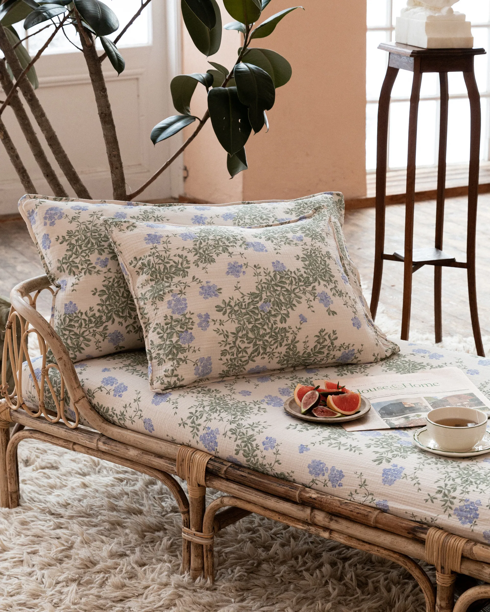 Oreiller Plumbago Muslin, 50x75cm Garbo&Friends