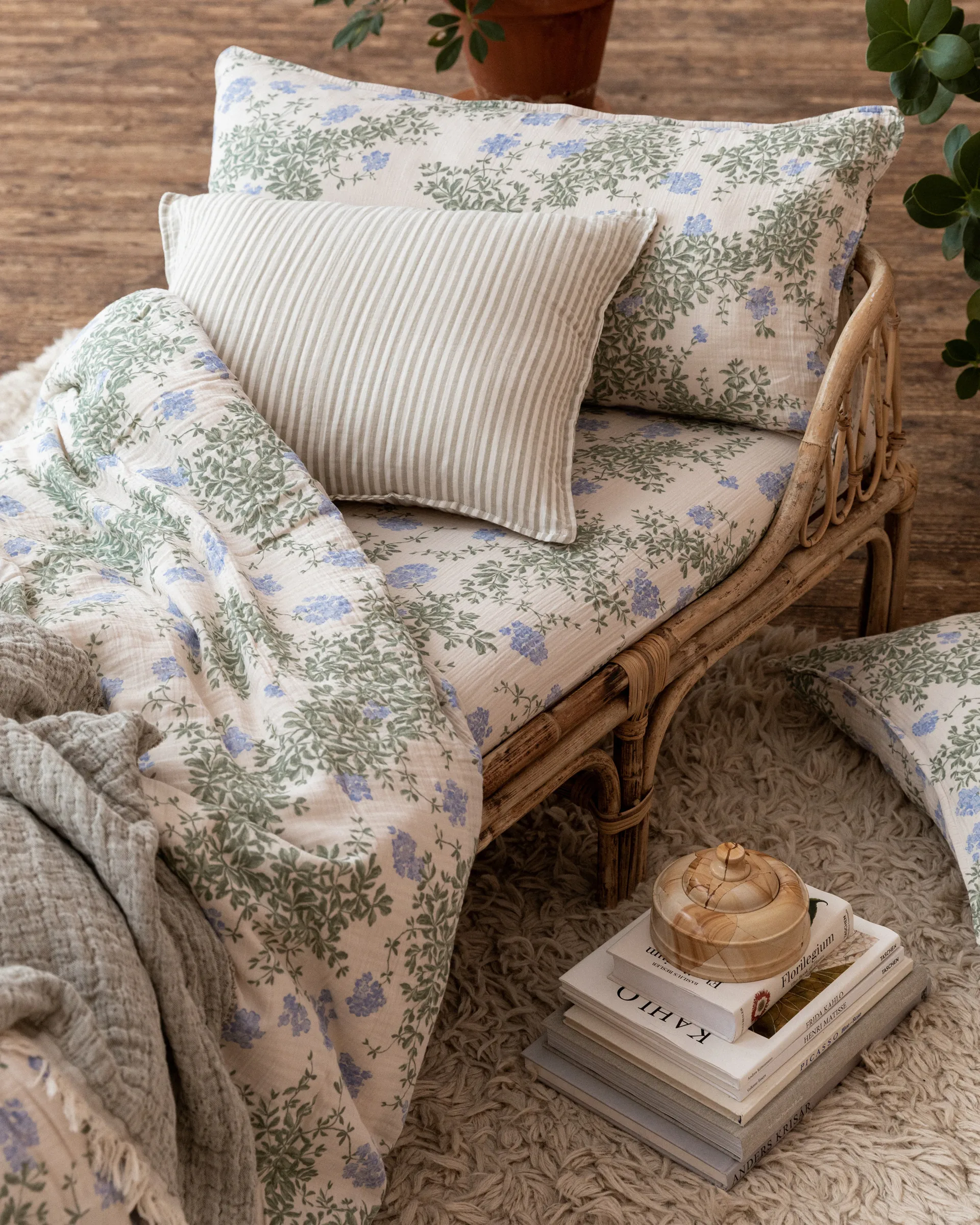 Oreiller Plumbago Muslin, 50x90 cm Garbo&Friends