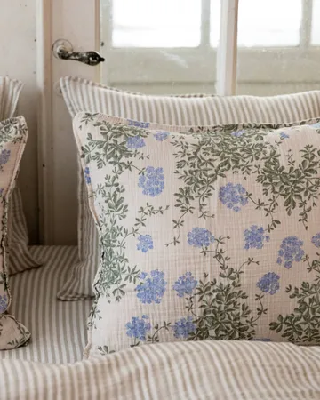 Oreiller Plumbago Muslin - 80x80 cm - Garbo&Friends