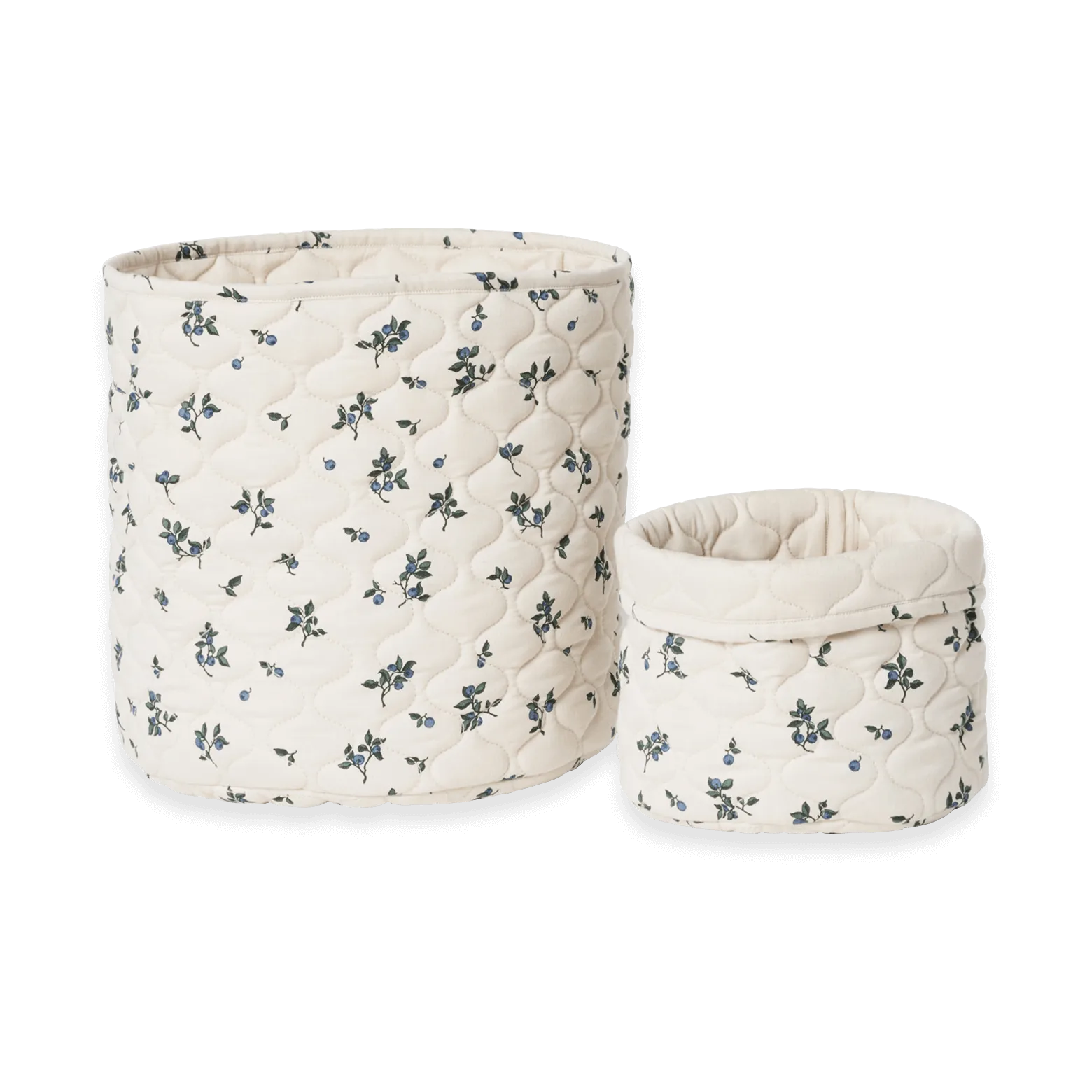 Panier matelassé Blueberry Satin 2 pièces, 20xØ20 cm + 30xØ30 cm Garbo&Friends