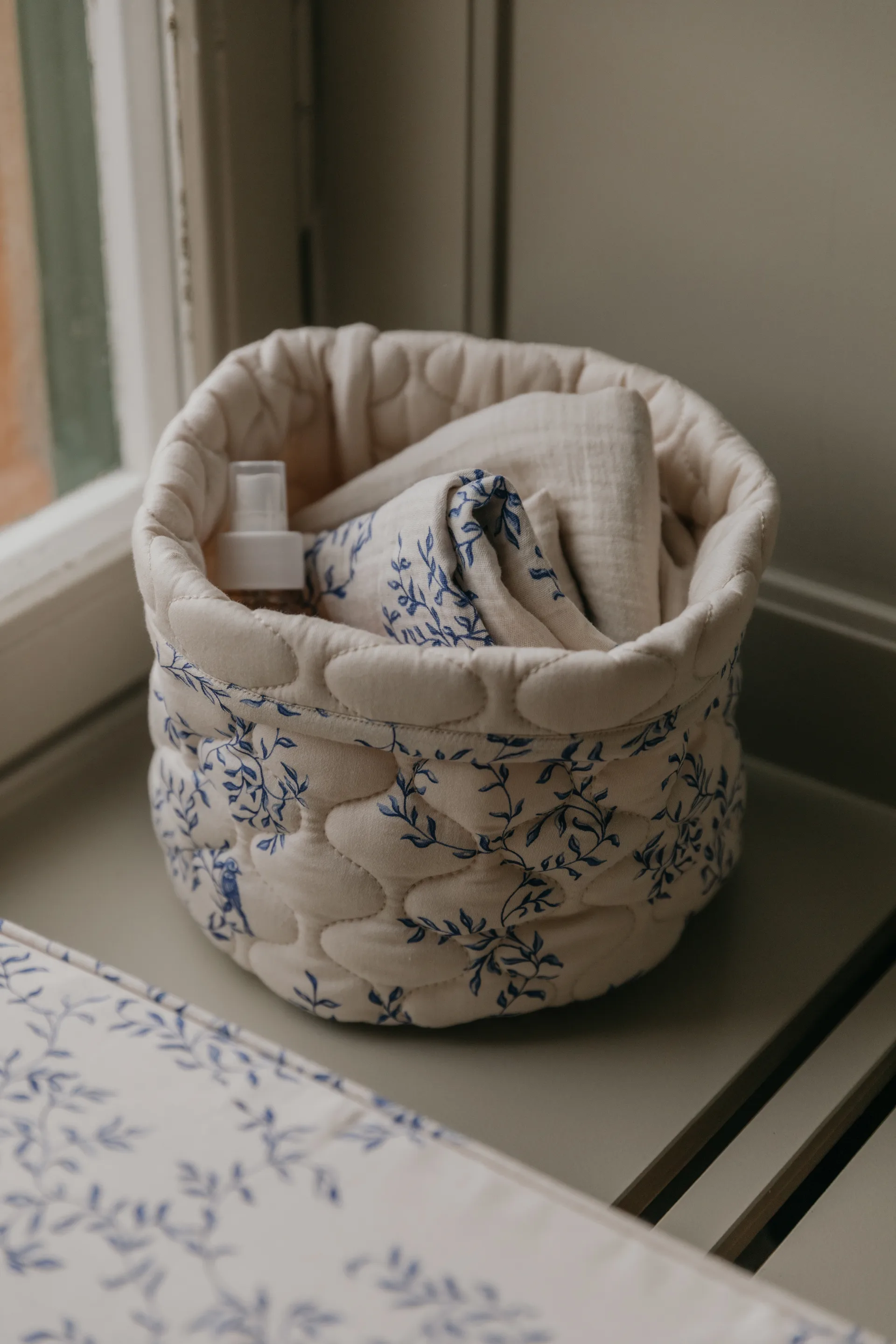 Panier matelassé Jardim Satin 2 pièces, 20xØ20 cm + 30xØ30 cm Garbo&Friends