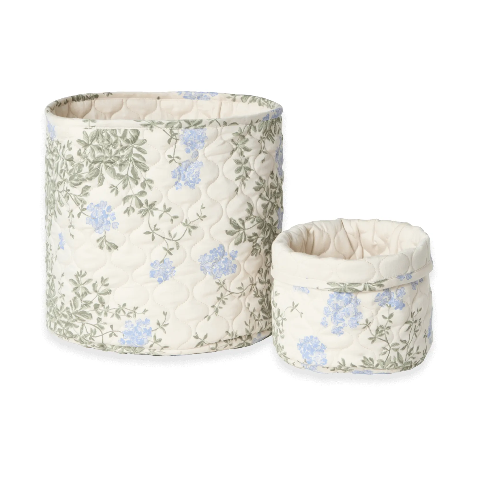 Panier matelassés Plumbago Satin 2 pièce, 20xØ20 cm + 30xØ30 cm Garbo&Friends