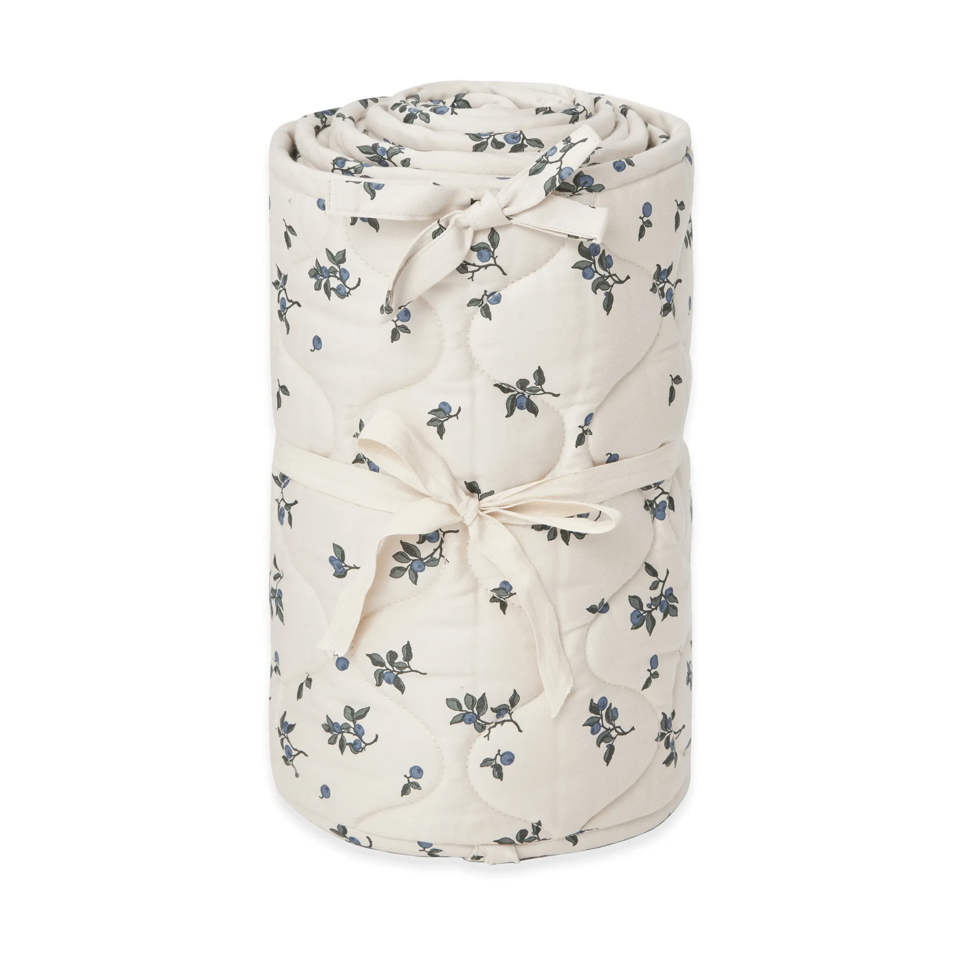 Pare-chocs de lit Blueberry matelassé en satin, 30x360 cm Garbo&Friends