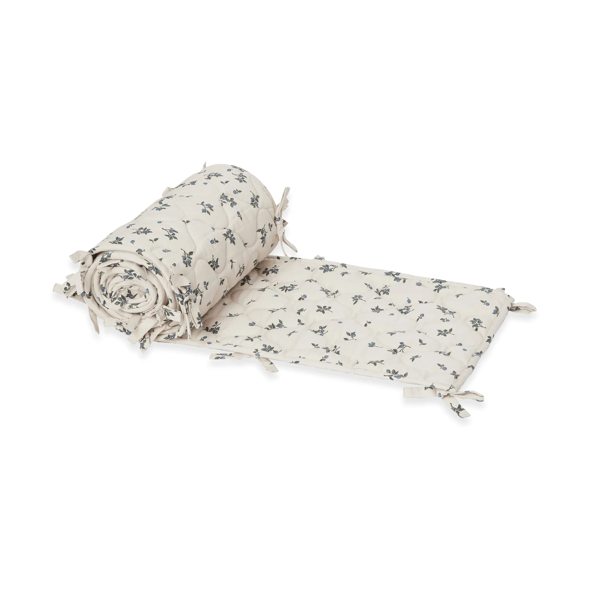 Pare-chocs de lit Blueberry matelassé en satin, 30x360 cm Garbo&Friends