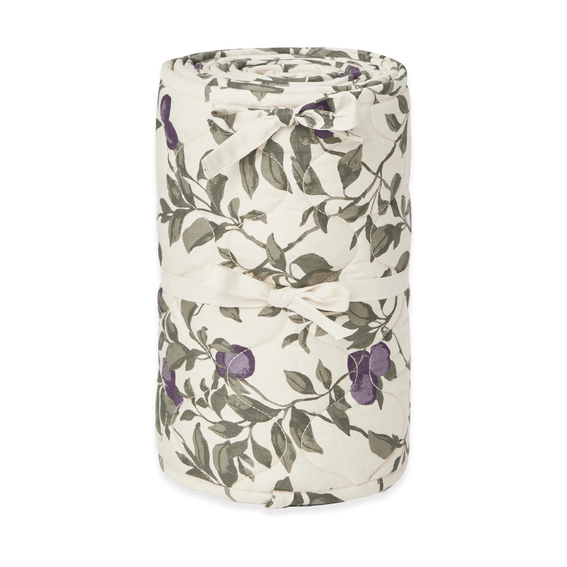 Pare-chocs de lit Plum matelassé en satin, 30x360 cm Garbo&Friends