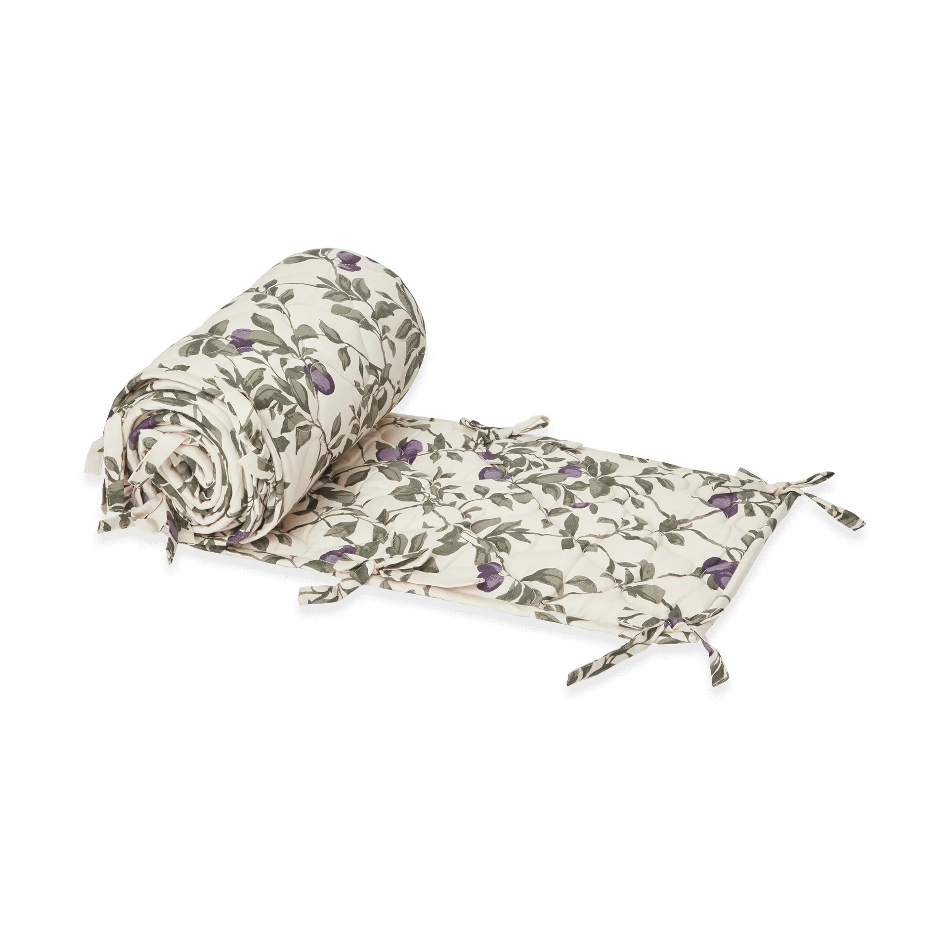 Pare-chocs de lit Plum matelassé en satin, 30x360 cm Garbo&Friends