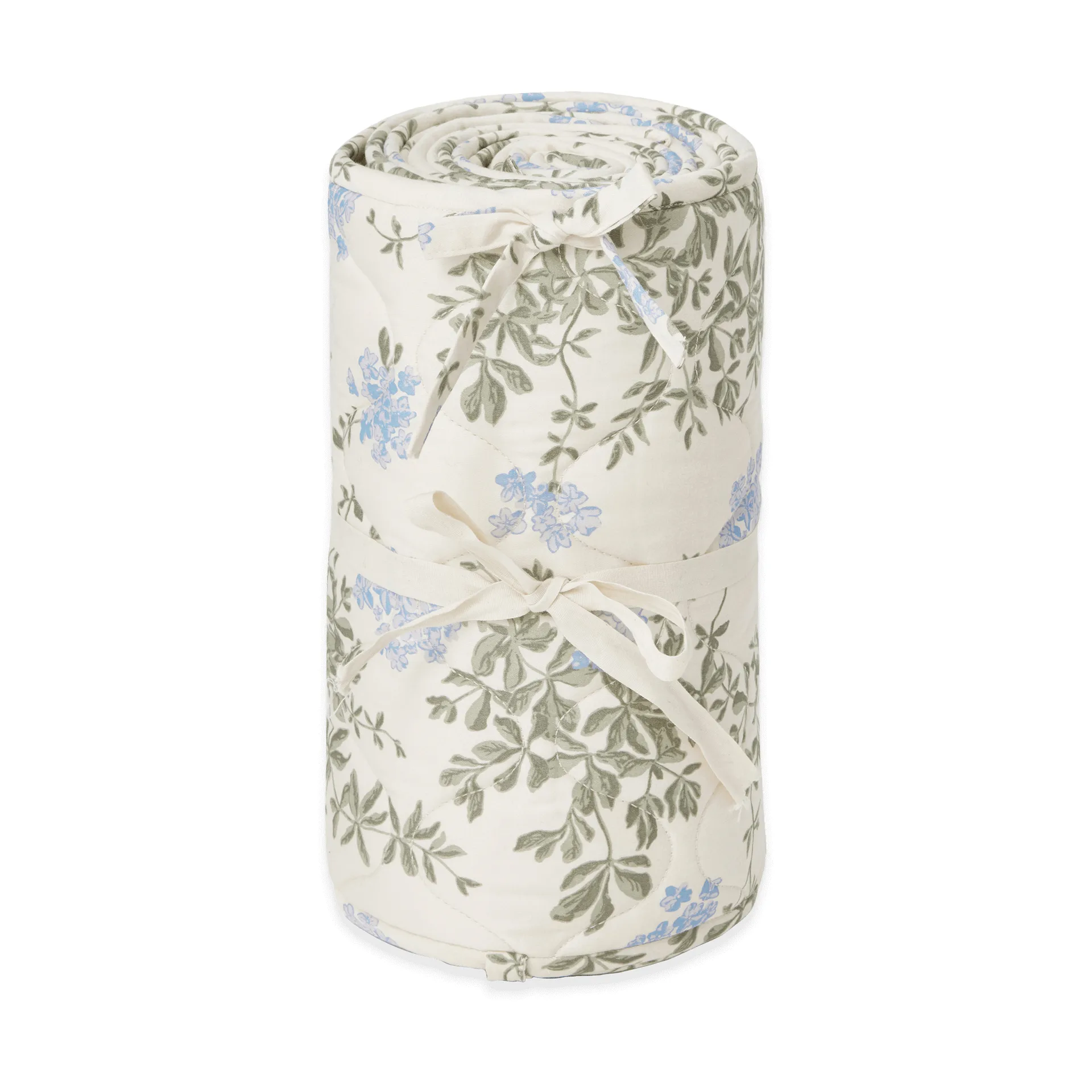 Pare-chocs de lit Plumbago matelassé en satin, 30x360 cm Garbo&Friends