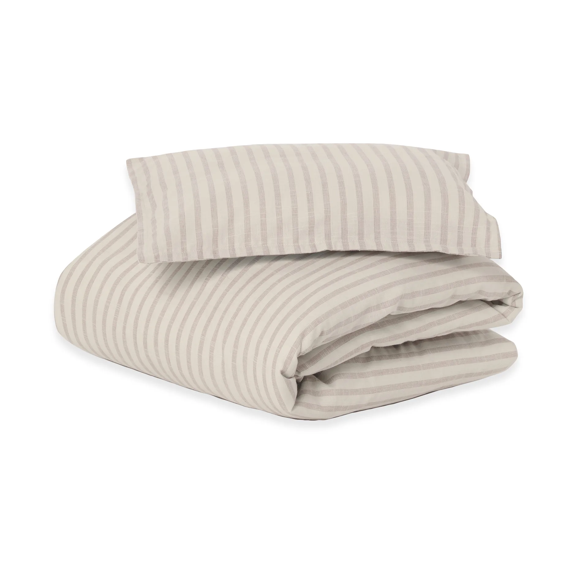 Parure de lit junior Mauve à rayures, 100x140 cm/40x60 cm Garbo&Friends