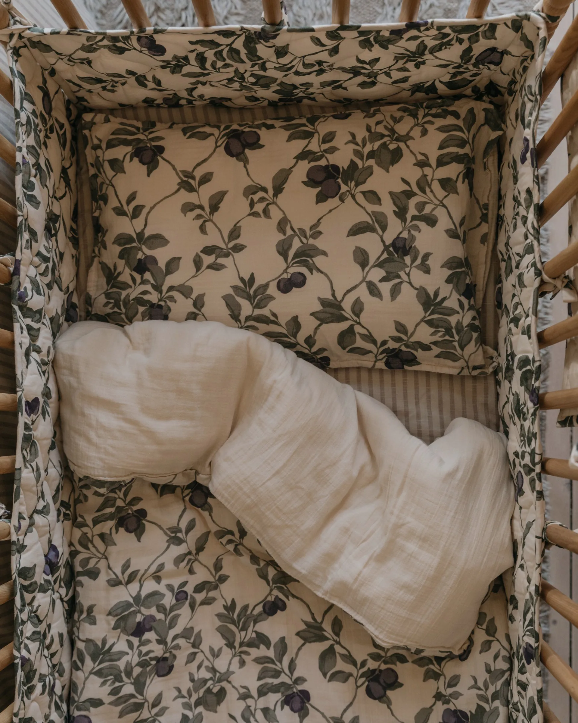 Parure de lit junior Plum en mousseline, 100x140 cm/40x60 cm Garbo&Friends