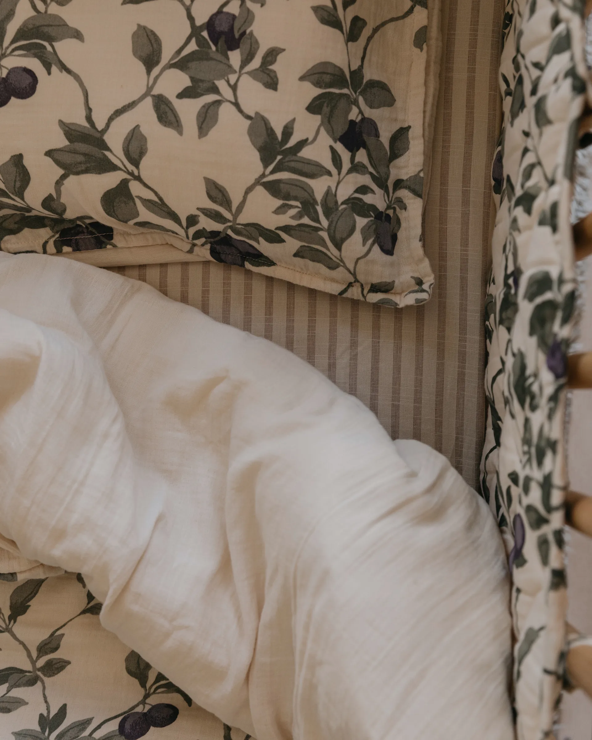 Parure de lit junior Plum en mousseline, 100x140 cm/40x60 cm Garbo&Friends