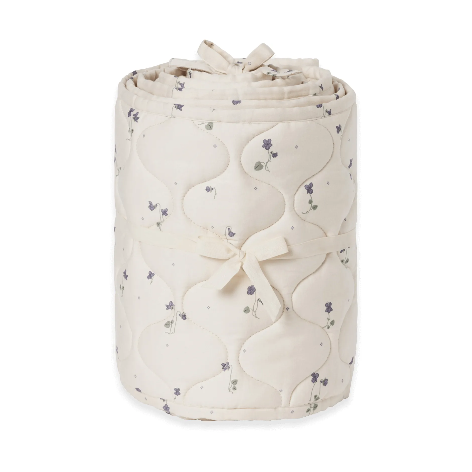 Protège-lit matelassé pour lit de bébé Viola Satin, 30x360 cm Garbo&Friends