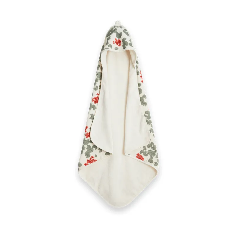 Serviette à capuche Pelargonium Terry, 80x80 cm Garbo&Friends