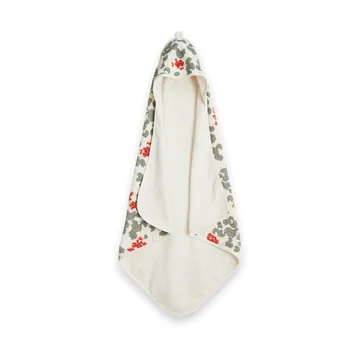 Serviette à capuche Pelargonium Terry - 80x80 cm - Garbo&Friends