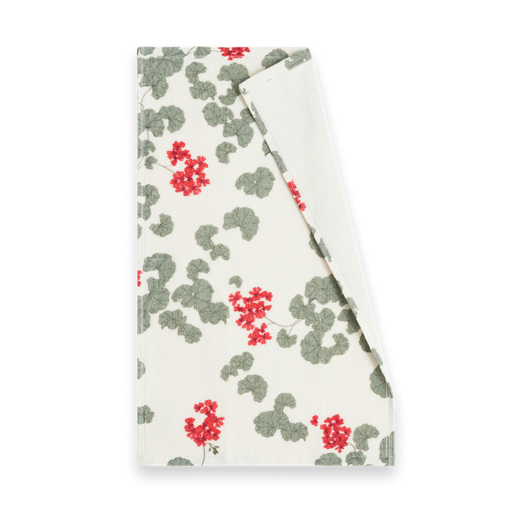 Garbo&Friends Serviettes invité Pelargonium Terry, Lot de 2 30x50 cm