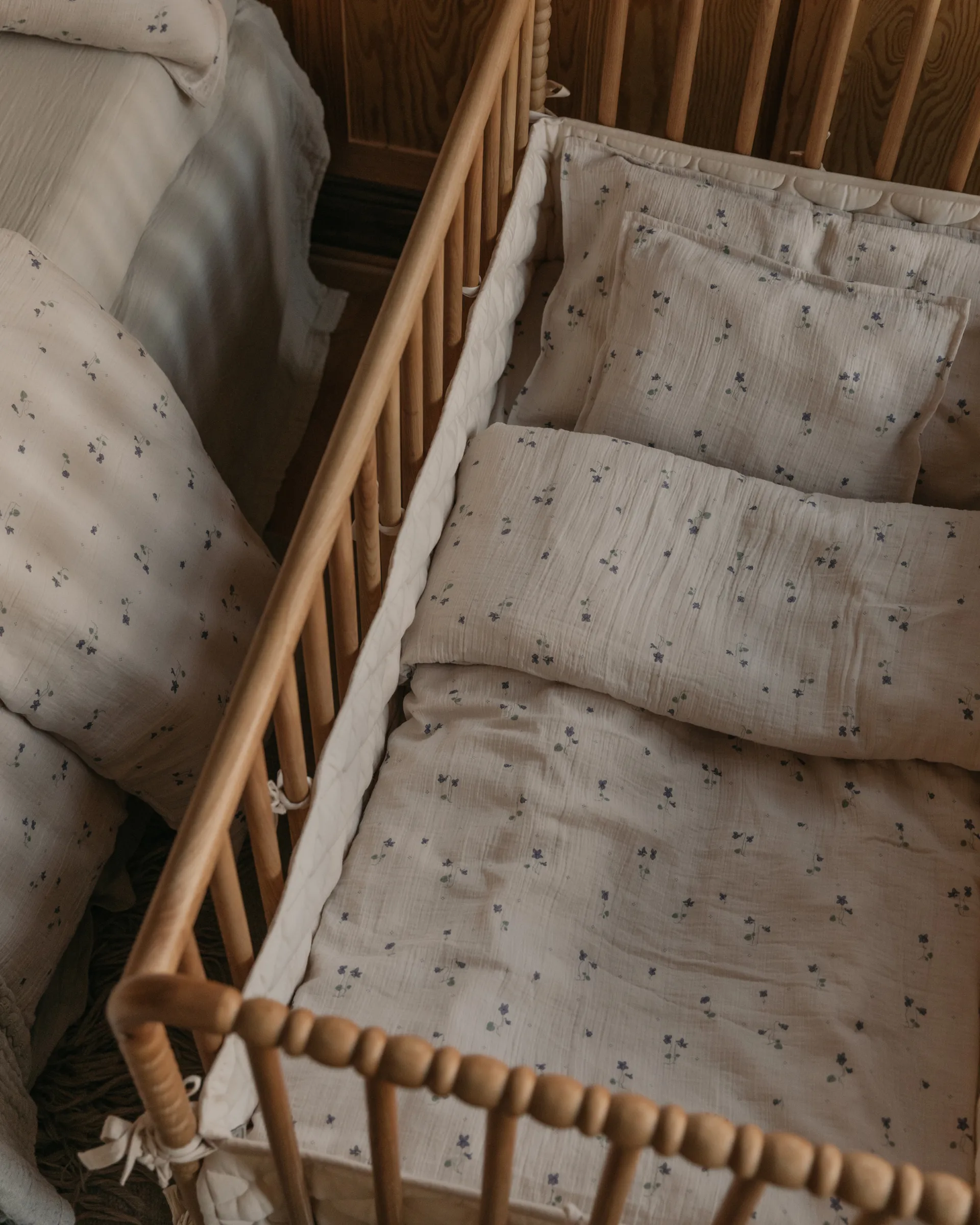 Set de lit junior Viola Muslin, 100x130 cm/35x55 cm Garbo&Friends