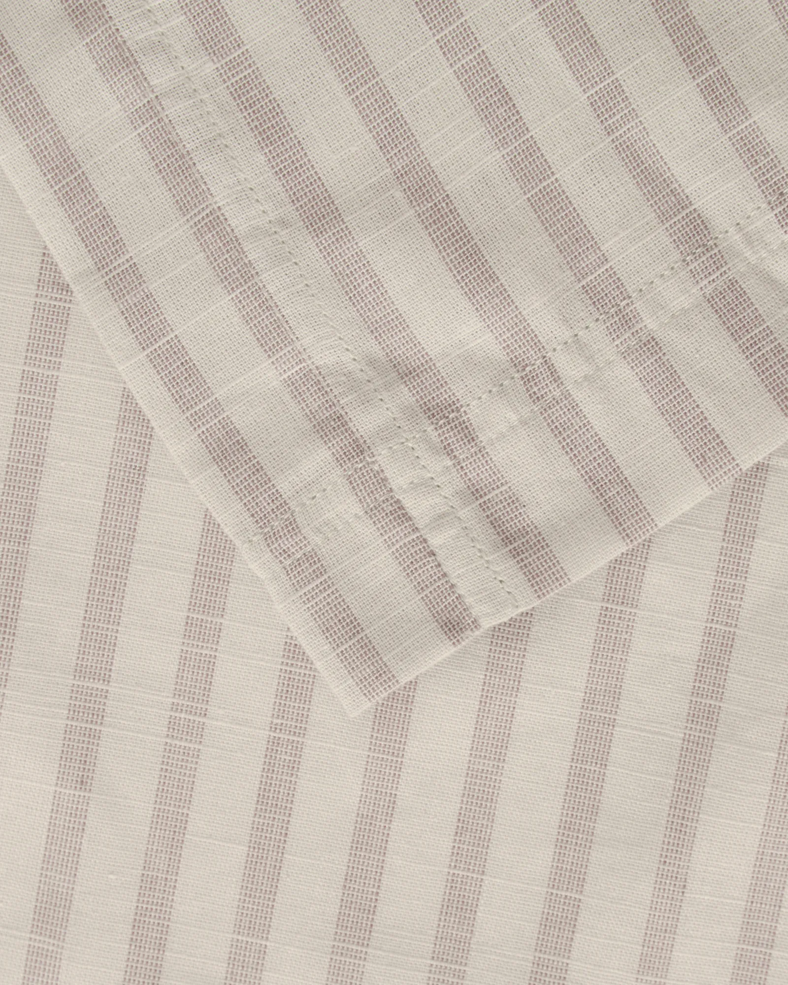 Stripe Mauve Muslin housse de couette, 135x200 cm Garbo&Friends