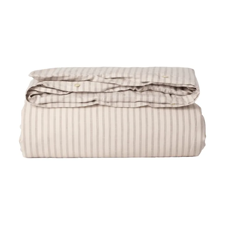 Stripe Mauve Muslin housse de couette - 150x210 cm - Garbo&Friends