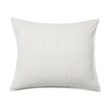 Taie d’oreiller en mousseline Gingham Sky Blue - Sky 50x60 cm - Garbo&Friends