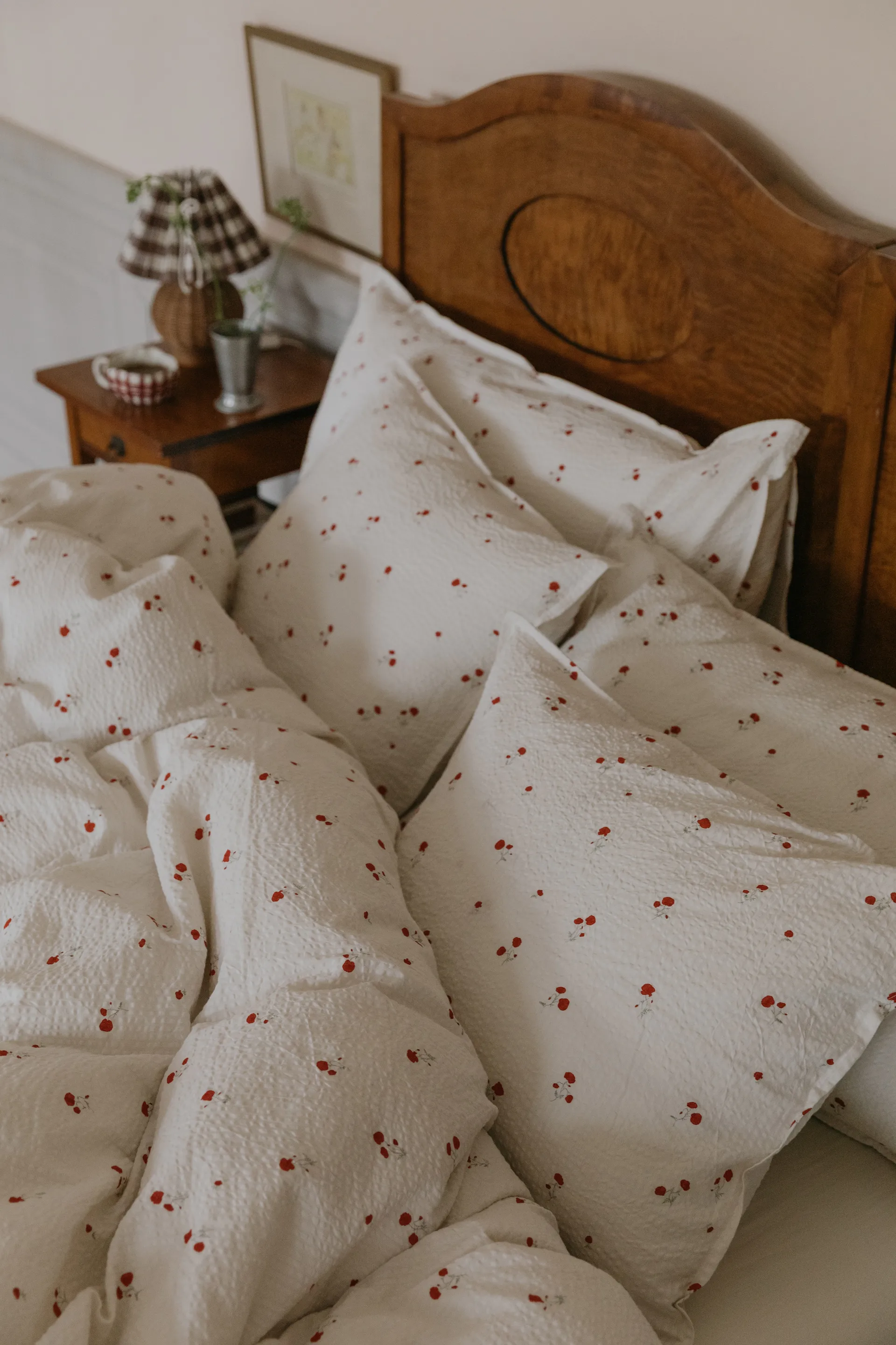 Taie d’oreiller Poppy Seersucker, 50x90 cm Garbo&Friends