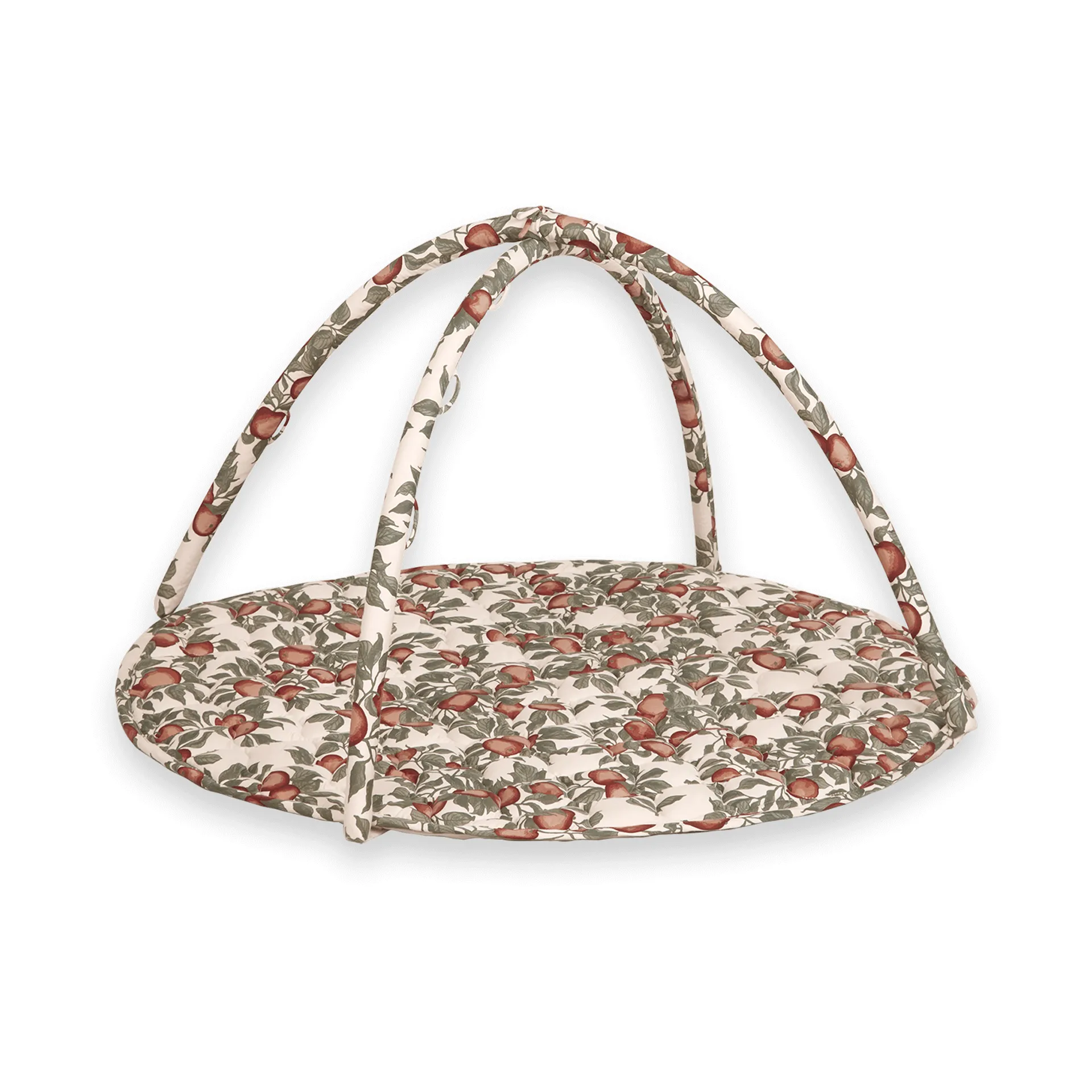 Tapis d'éveil en satin Pomme, Ø90 cm Garbo&Friends